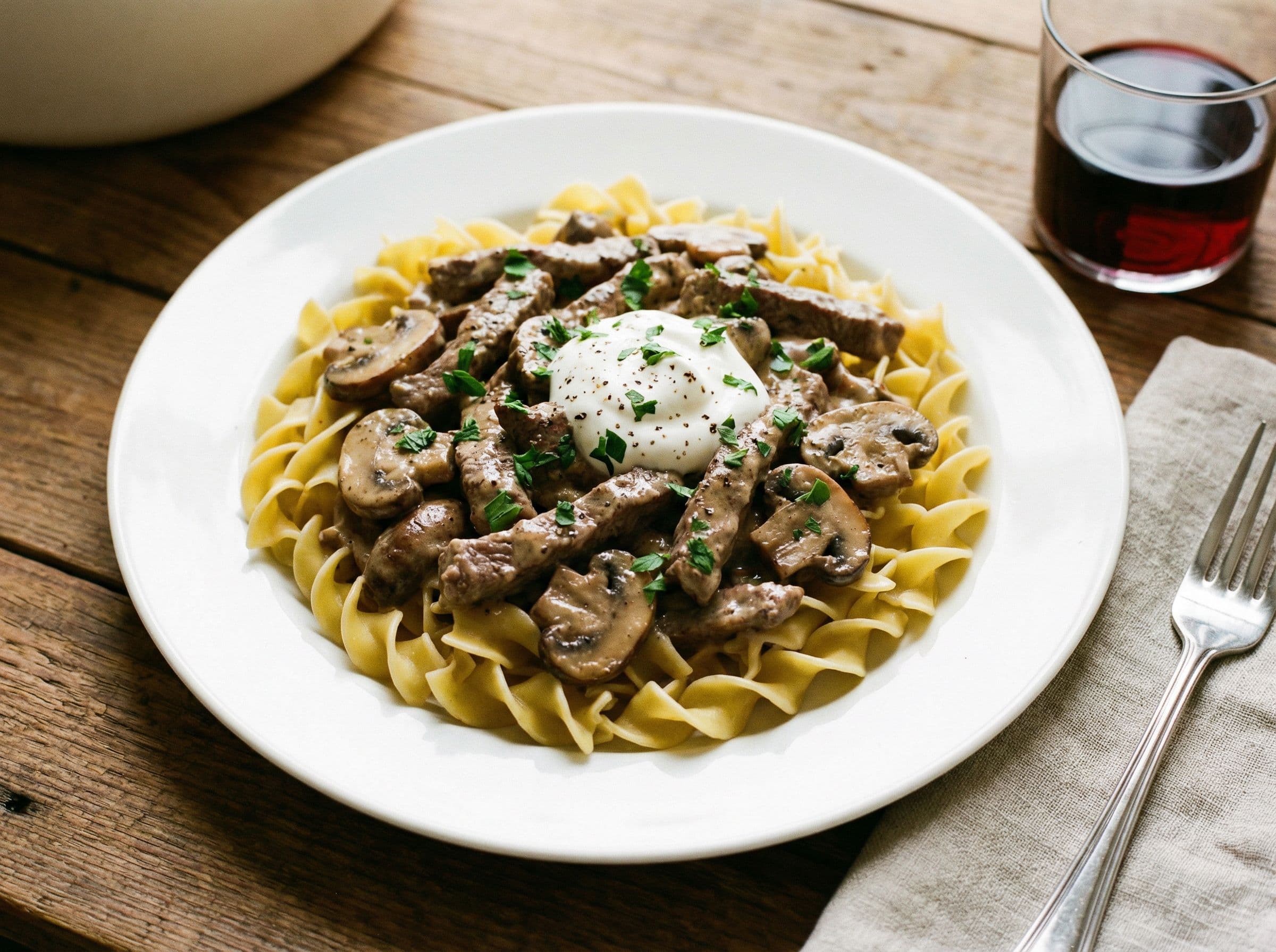 Beef Stroganoff