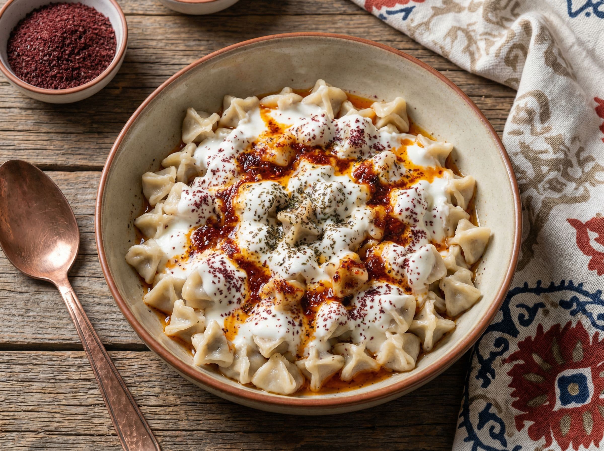 Manti (Turkish Dumplings)